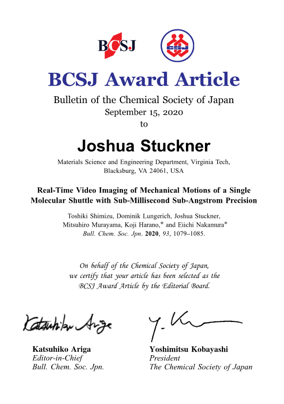 Stuckner BCSJ Award