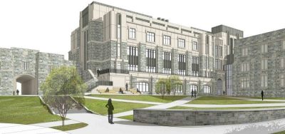 Rendering of renovated Holden Hall